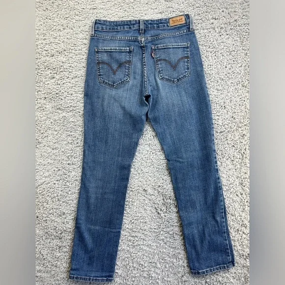 Levi's Jeans Womens 28 Mid Rise Skinny Regular Wash Casual Clean Party Denim - Picture 4 of 5